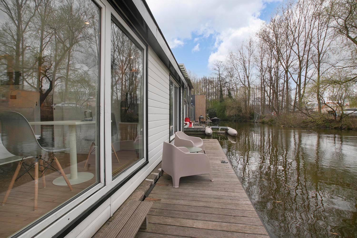 Houseboat The New Lake - Nieuwe Meer Ámsterdam Exterior foto